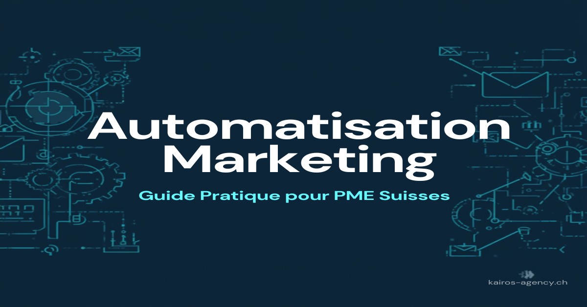 Automatisation marketing PME suisses guide pratique 2026 - kairos-agency.ch