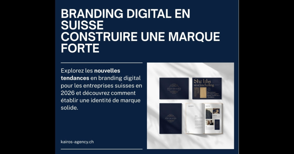 Projet digital branding entreprise suisse - Kairos Agency accompagne votre projet digital
