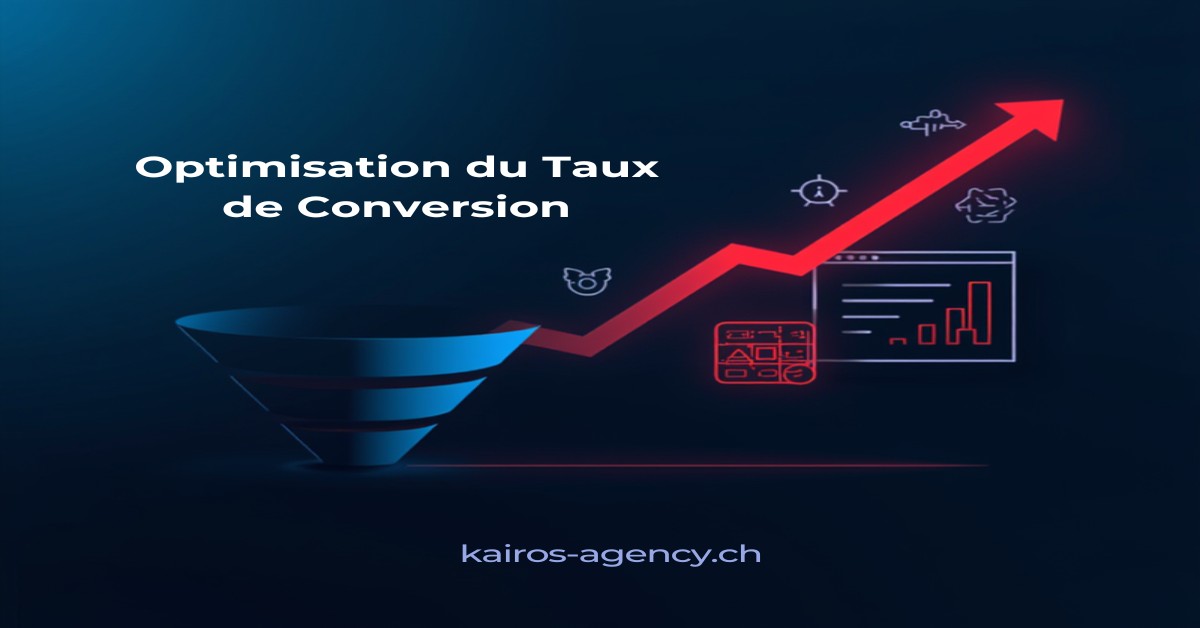 Optimisation taux de conversion CRO sites web suisses 2026 - kairos-agency.ch